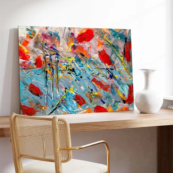 Baharın Renk Dansı Kanvas Tablo - Resim 3