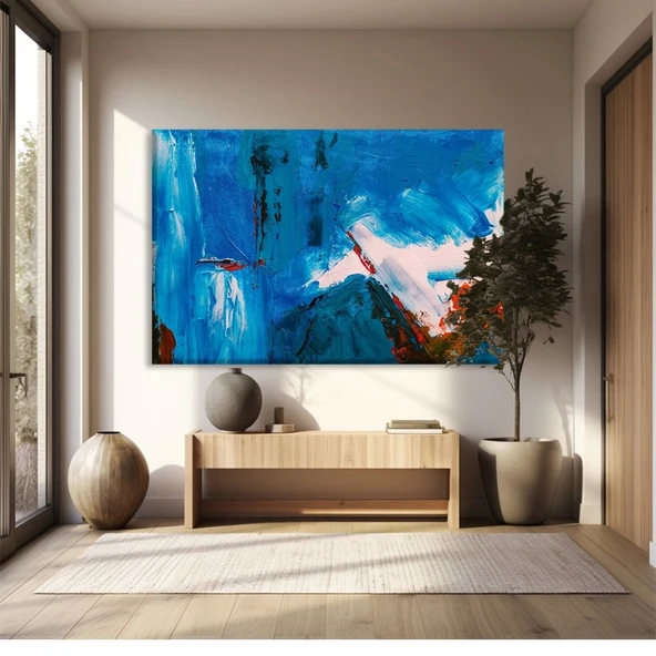 Kuzeyin Mavisinde Kanvas Tablo ürün görseli