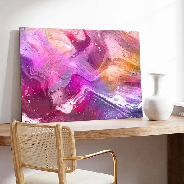 İki Dünya Kanvas Tablo - Resim 3