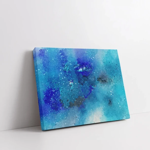 Mavi Uzay Dokusu Kanvas Tablo - Resim 2