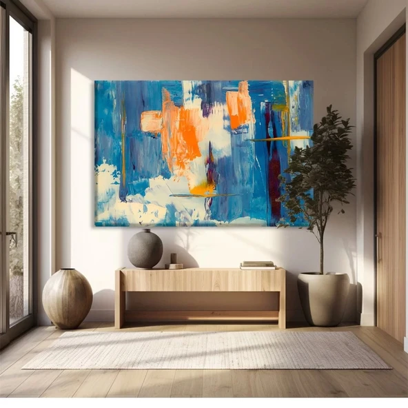 Mavi Derinlik Kanvas Tablo ürün görseli