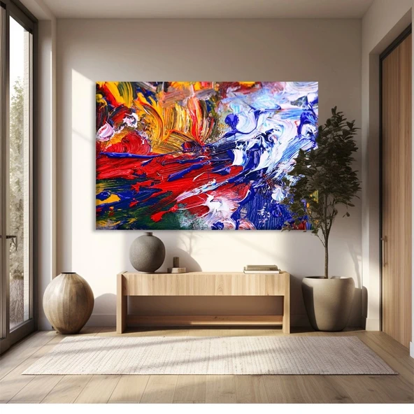 Renkli Kaos Kanvas Tablo ürün görseli