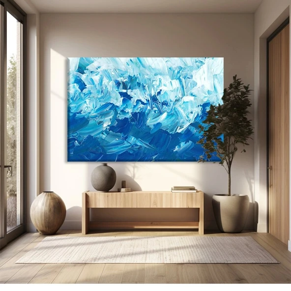 Mistik Mavi Kanvas Tablo ürün görseli