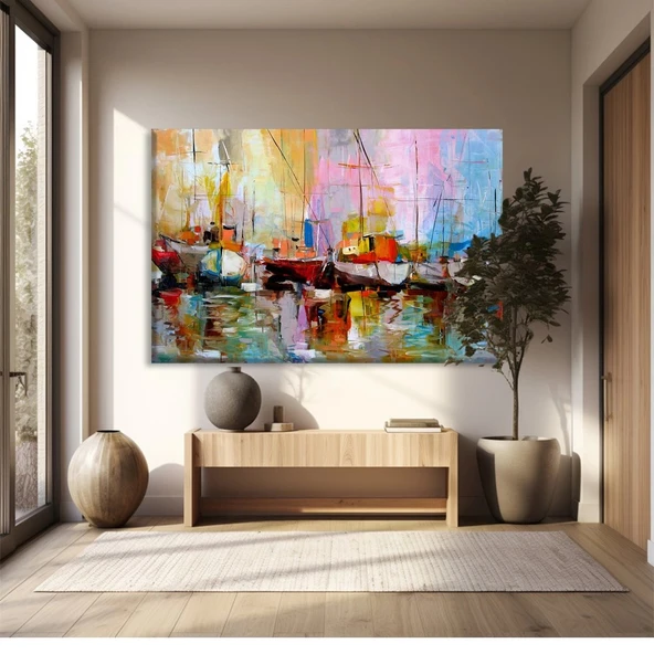 Kaotik Günlükler Kanvas Tablo ürün görseli