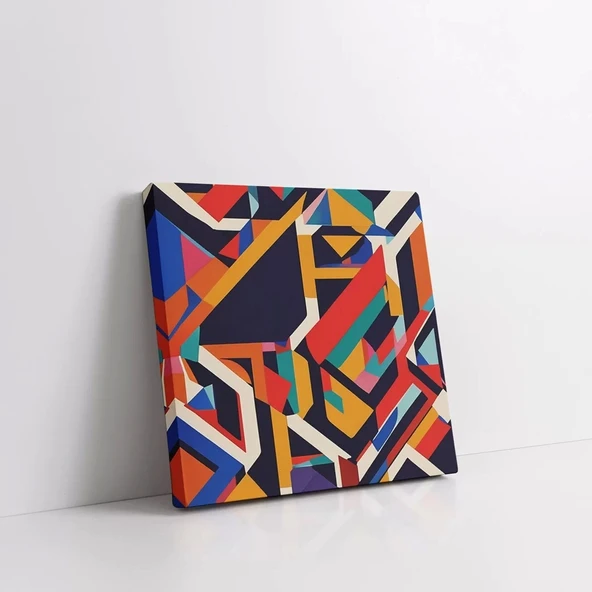 Modern Labirent Kanvas Tablo - Resim 2