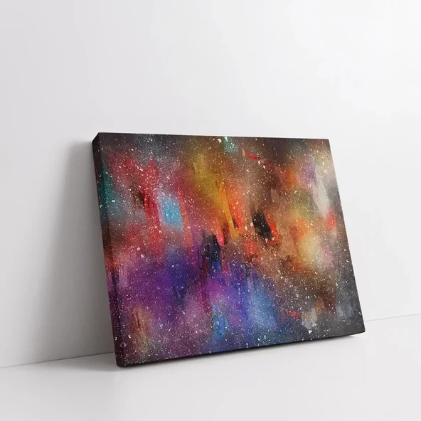 Geceyarısı Samanyolu Kanvas Tablo - Resim 2