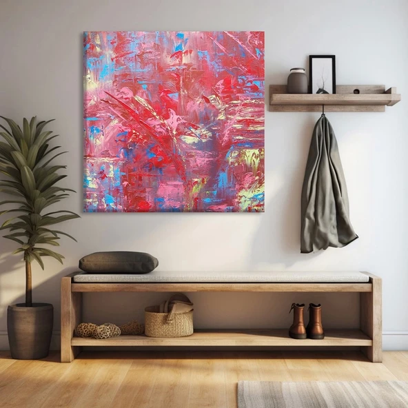 Kırmızı Rüya Kanvas Tablo ürün görseli
