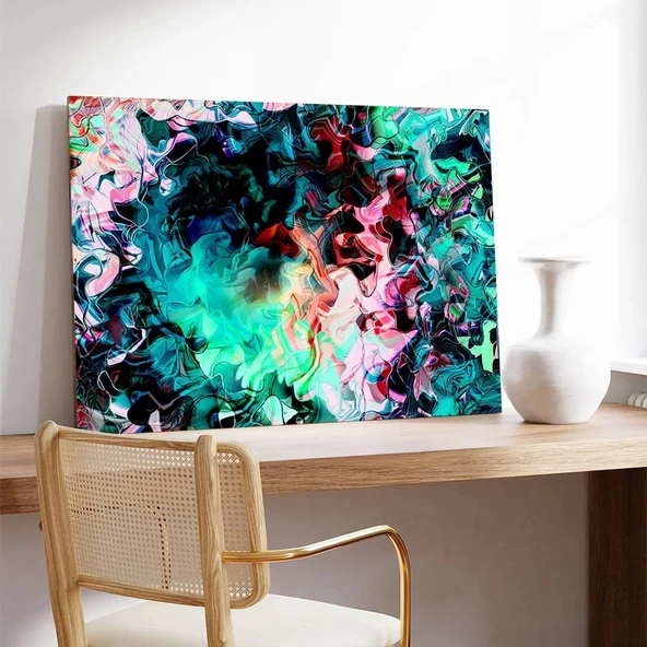 Tropikal Bahçe Kanvas Tablo - Resim 3