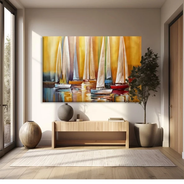 Yelkenli Serüven Kanvas Tablo ürün görseli