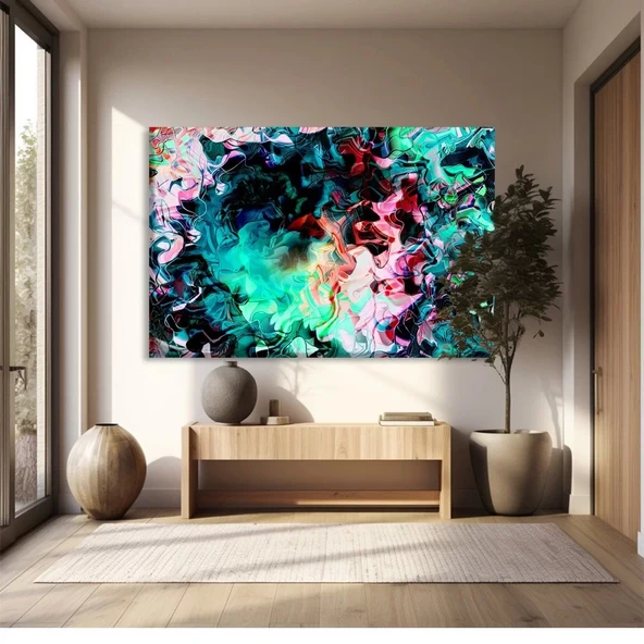 Tropikal Bahçe Kanvas Tablo ürün görseli