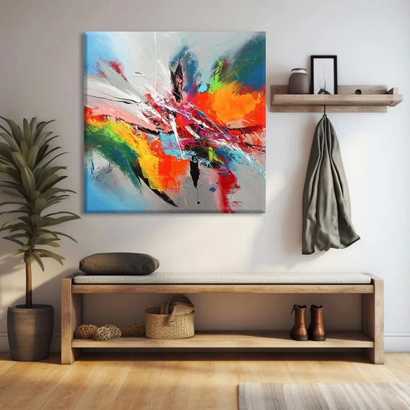 Vahşi Renklerin Dansı Kanvas Tablo ürün görseli
