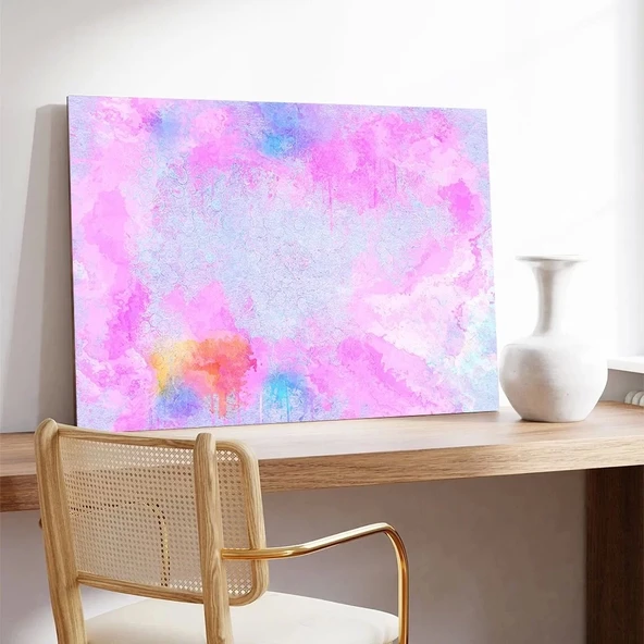 Pastel Bulutlar Kanvas Tablo - Resim 3