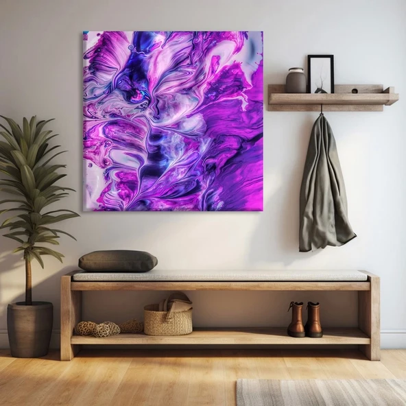 Mor Rüya Kanvas Tablo ürün görseli