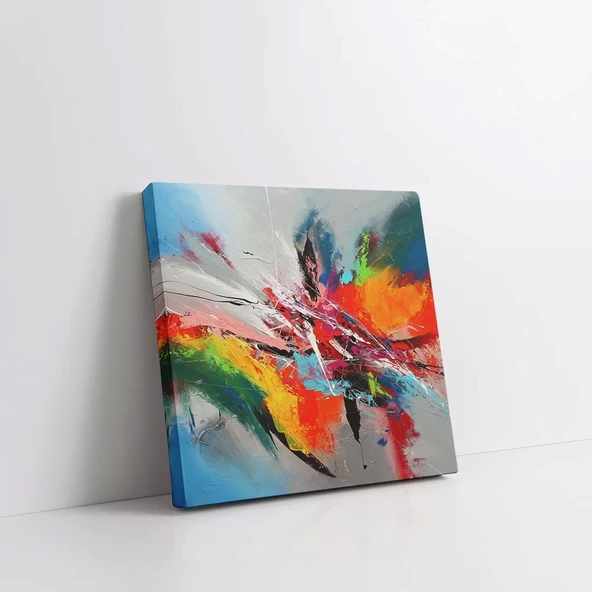 Vahşi Renklerin Dansı Kanvas Tablo - Resim 3