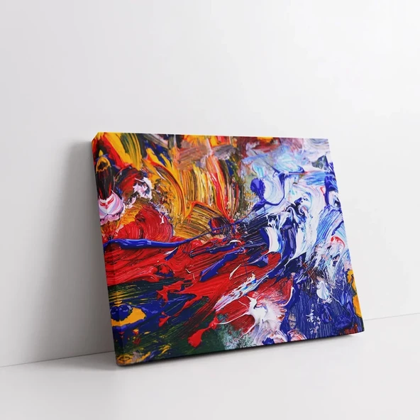 Renkli Kaos Kanvas Tablo - Resim 2