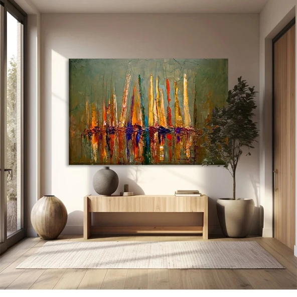 Gizli Bahçe Duvarı Kanvas Tablo ürün görseli