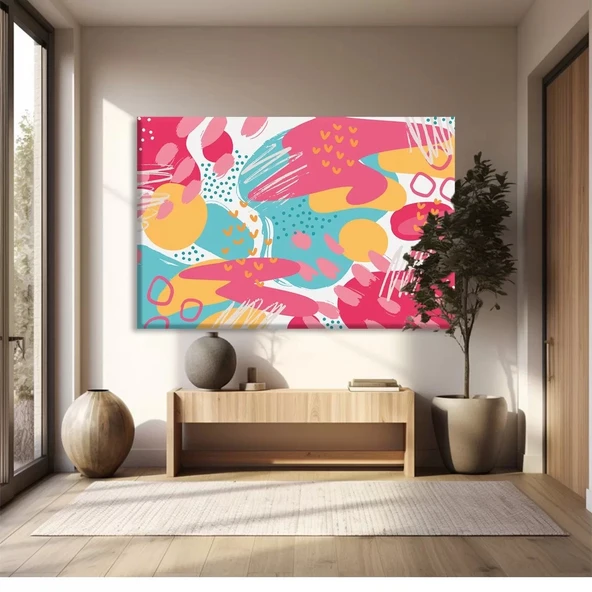 Renk Festivali Kanvas Tablo ürün görseli