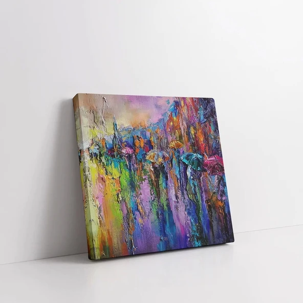 Renk Şelalesi Kanvas Tablo - Resim 2