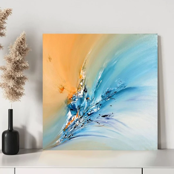 Mavi Rüzgar Kanvas Tablo - Resim 3