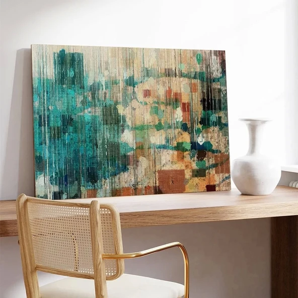 Tarihi Dokular Kanvas Tablo - Resim 3