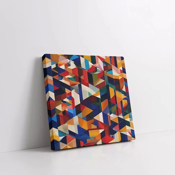 Geometrik Düşler Kanvas Tablo - Resim 2