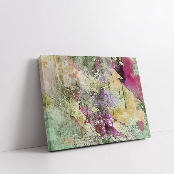 Antik Harita Kanvas Tablo - Resim 3