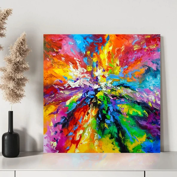 Renk Cümbüşü Kanvas Tablo - Resim 3
