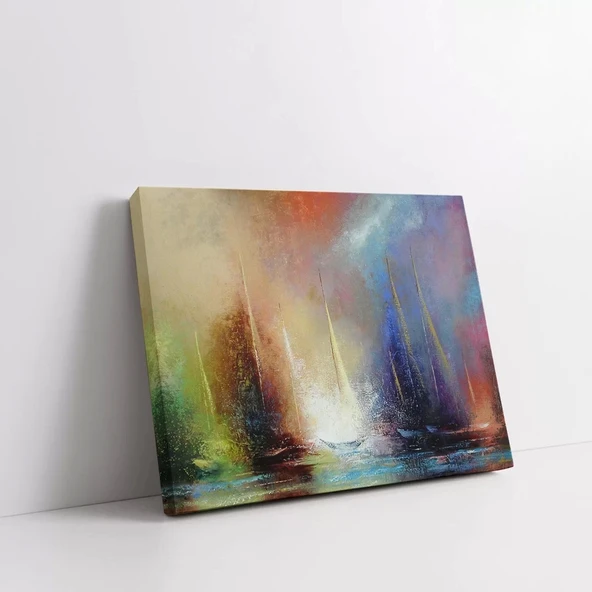 Sakin Sabahın Işıltısı Kanvas Tablo - Resim 2