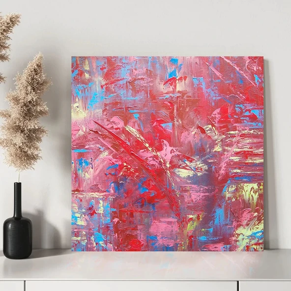 Kırmızı Rüya Kanvas Tablo - Resim 3