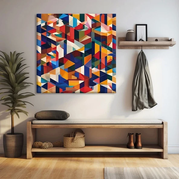 Geometrik Düşler Kanvas Tablo ürün görseli