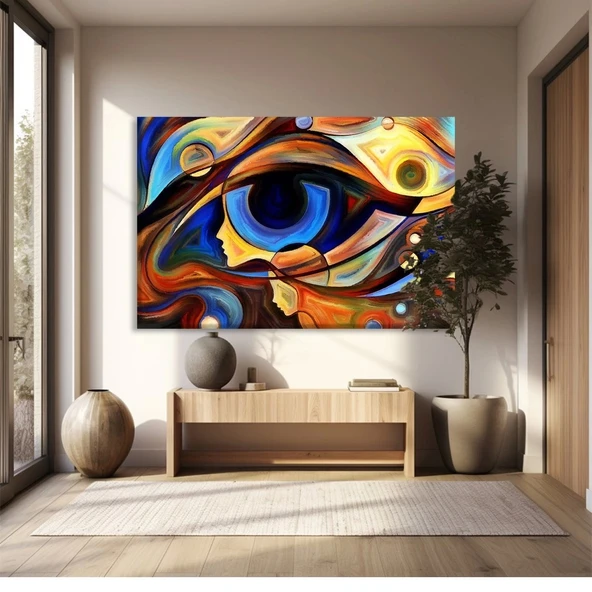 Gizemli Göz Kanvas Tablo ürün görseli