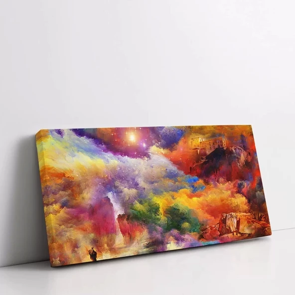 Galaktik Bulutlar Kanvas Tablo - Resim 2