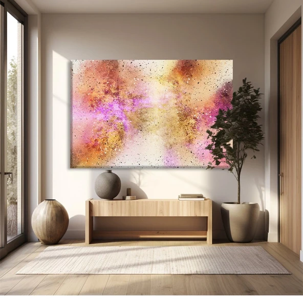 Altın Şelale Kanvas Tablo ürün görseli