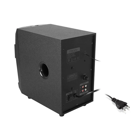 Mikado MD-671BT 2+1 40W RMS Siyah Usb+SD+Fm Destekli Multimedia Bluetooth Speaker Ev Sinema Sistemi - 2