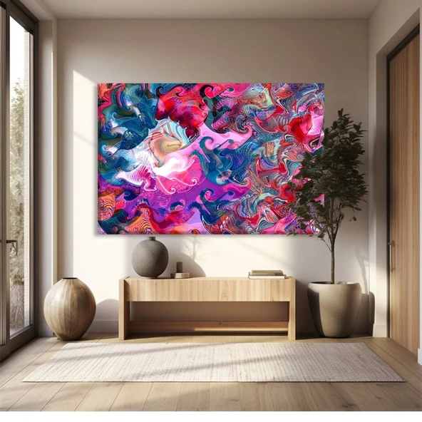Psikedelik Akış Kanvas Tablo ürün görseli