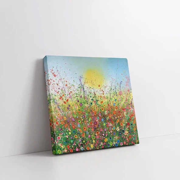 Bahar Çiçeği Yağmuru Kanvas Tablo - Resim 2