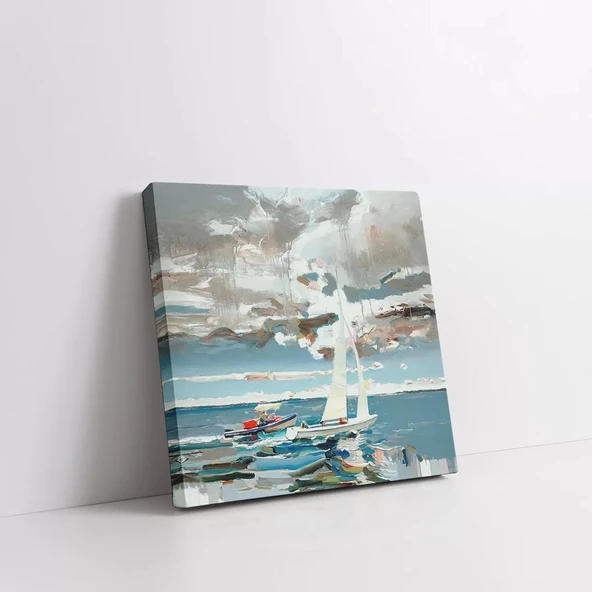 Deniz Feneri Serenadı Kanvas Tablo - Resim 2