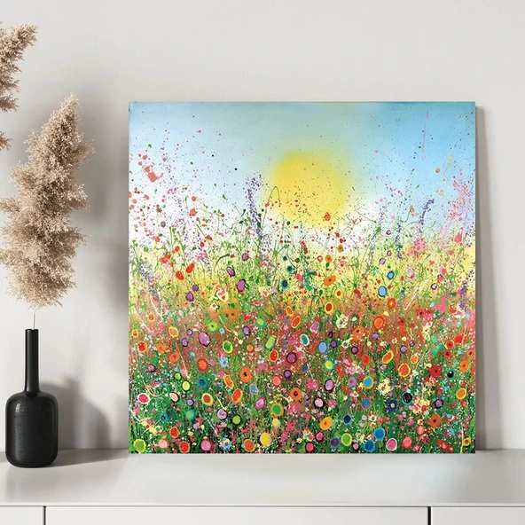Bahar Çiçeği Yağmuru Kanvas Tablo - Resim 3