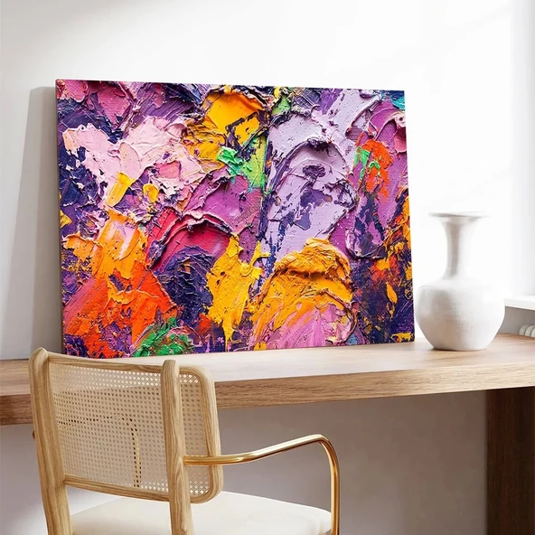 Renk Dalgası Kanvas Tablo - Resim 3