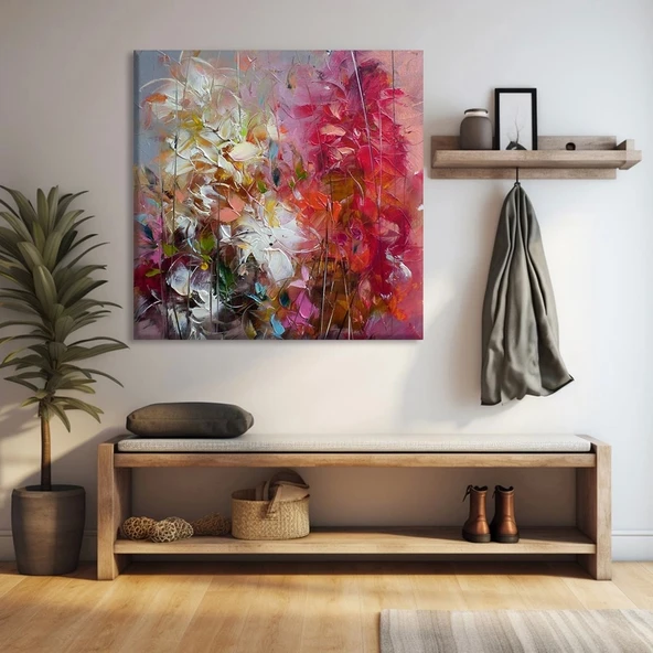 Floral Füzyon Kanvas Tablo ürün görseli