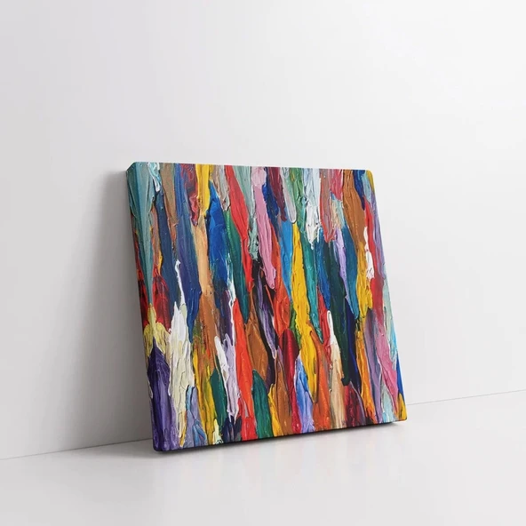 Renk Akışı Kanvas Tablo - Resim 2