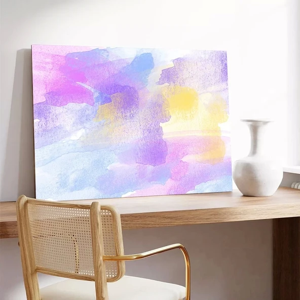 Pastel Günbatımı Kanvas Tablo - Resim 3