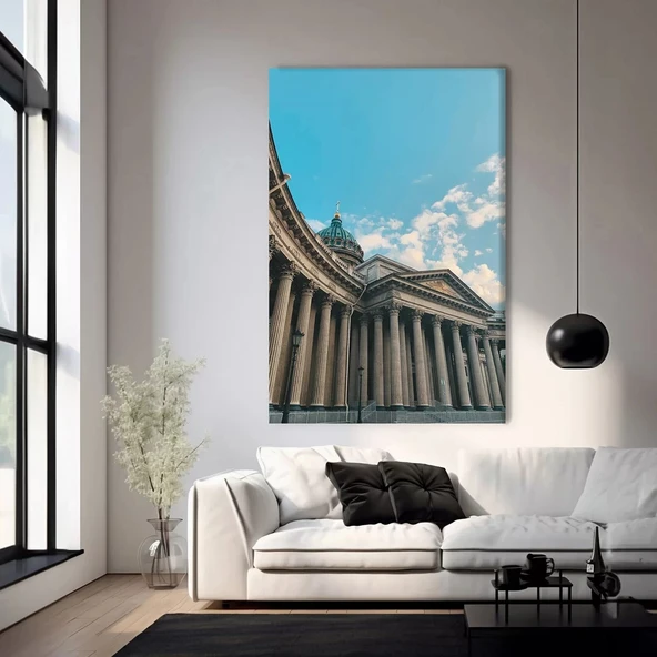 Sütunların Zirvesinde Kanvas Tablo ürün görseli