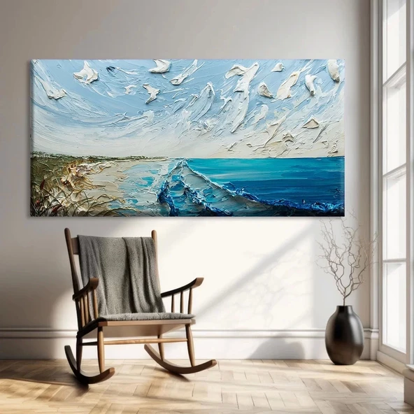 Denizlerin Dalgası Kanvas Tablo ürün görseli