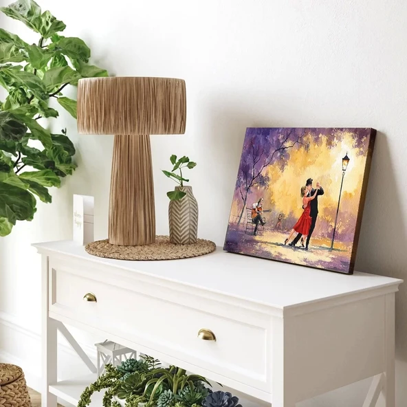 Şehirde Yaşam Kanvas Tablo - Resim 2