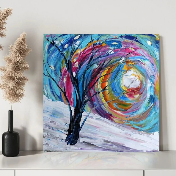 Sanatsal Yansımalar Kanvas Tablo - Resim 3