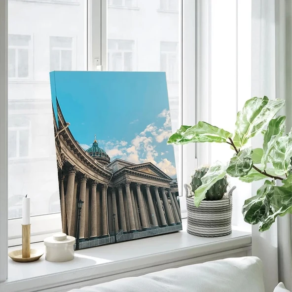 Sütunların Zirvesinde Kanvas Tablo - Resim 3