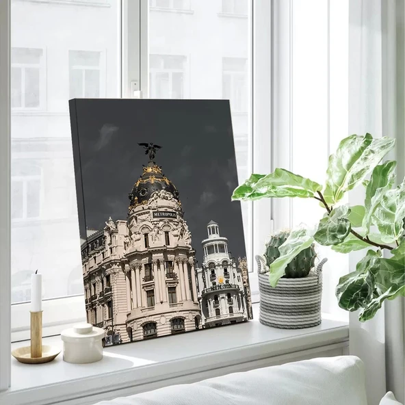 Şehir Tacı Kanvas Tablo - Resim 2