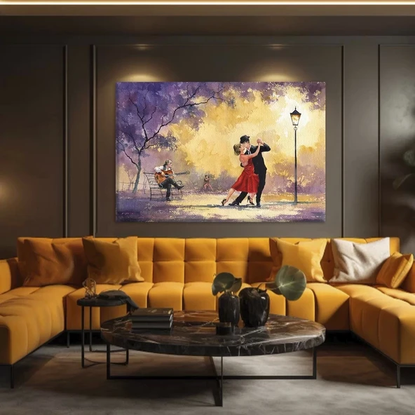 Şehirde Yaşam Kanvas Tablo ürün görseli