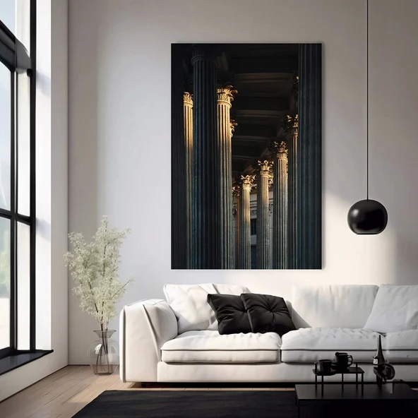 Gece Aydınlatması Kanvas Tablo ürün görseli